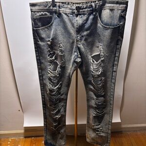 TRUE ROCK Men's Distressed Jeans Size 40